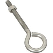 TOTALTURF 221655 .37 x 5 Eye Bolt Stainless Steel TO431415
